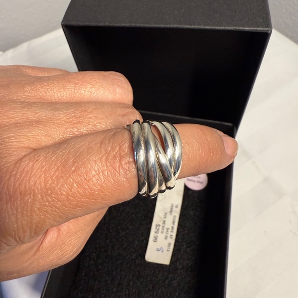 Three Mexican Silver Rings - Picture 10 of 10